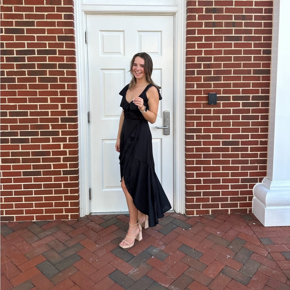 Black Midi Altar’d State Dress